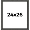 PosterPalooza | Antique Black Picture Frame - UV Acrylic, Foam Board Backing, Hanging Hardware - 2 of 4