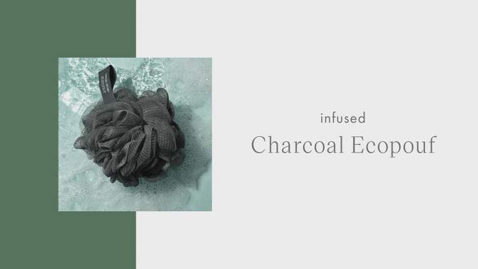 EcoTools Charcoal EcoPouf Loofah, 2 of 13, play video
