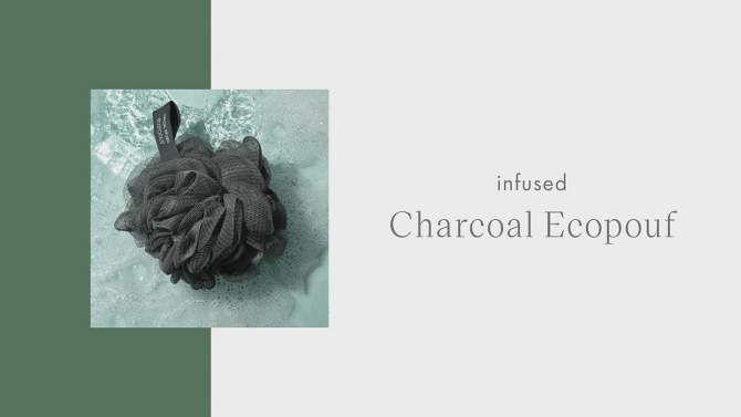 EcoTools Charcoal EcoPouf Loofah, 2 of 10, play video
