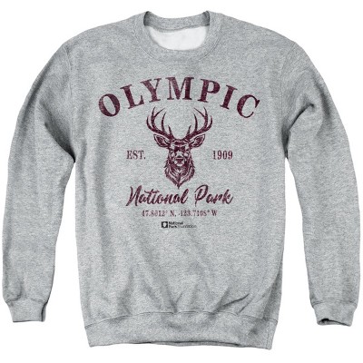 Men's Olympic National Park Roosevelt Elk Icon Crewneck Sweatshirt