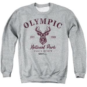 Men's Olympic National Park Roosevelt Elk Icon Crewneck Sweatshirt - 1 of 4
