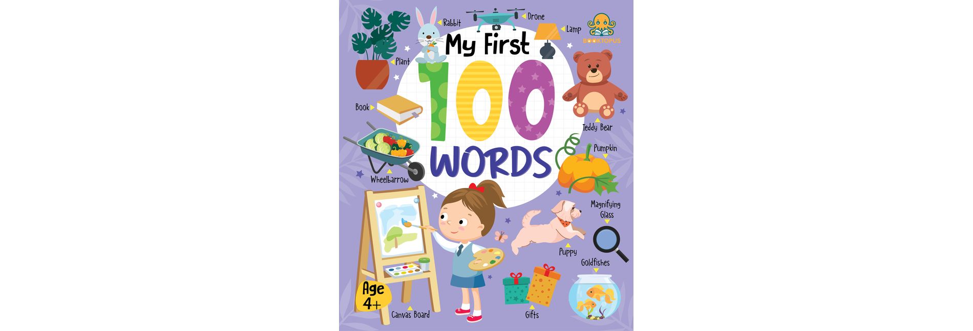 My First 100 Words Board Book - (My First 100 Board Book) by  Booktopus