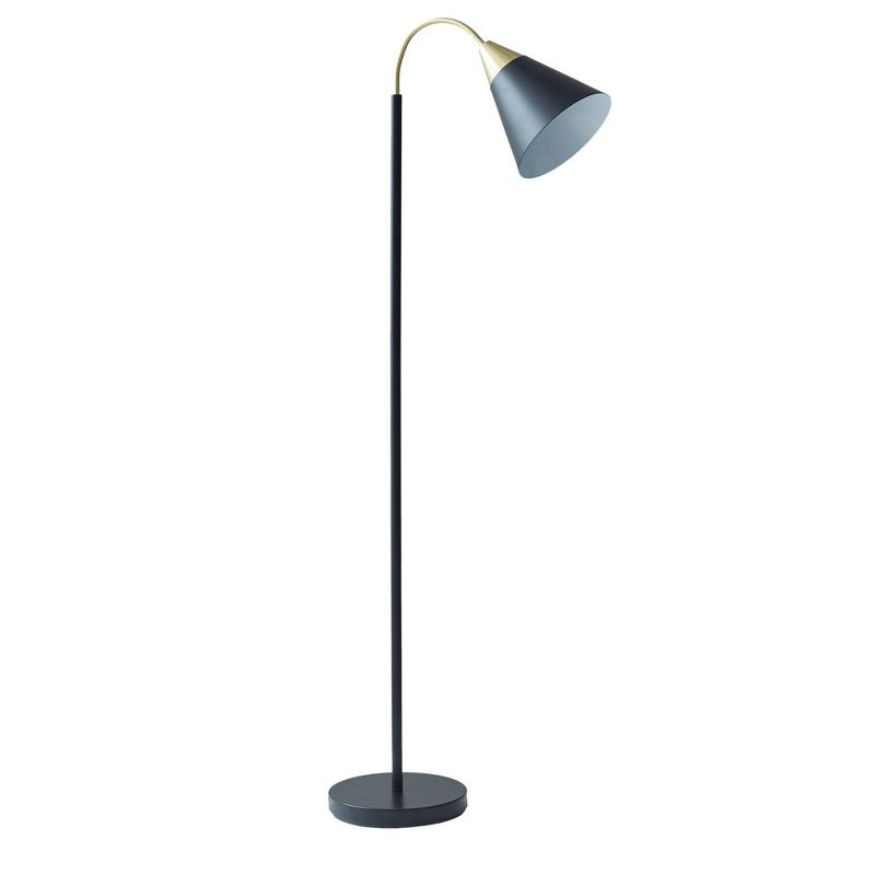 Beacon Arched Floor Lamp Matte Black - Ink+Ivy, 3 of 8