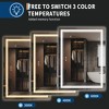 Whizmax Smart LED Bathroom Mirror - RGB Backlit & Frontlit Vanity Mirror with Anti-Fog, Dimmable 3-Tone Lighting - 3 of 4