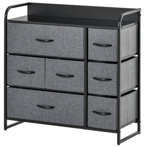 FONTOI Storage Cube Dresser with 5 Drawers, Bedroom Organizer Unit, Shelf Tower with Bins for Living Room, Closets, Dark Gray, 11.5"*31"*31.5" - 1 of 4