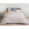 e by design Daisys and Squiggles Decorative Throw Pillow Light Navy Blue: Indoor Polyester Twill, Square Shape, Floral Pattern - 4 of 4