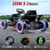 Jojoka 24V Go Kart for Kids Pedal Drift Kart with 2x150W Powerful Motors, Slow Start, Built-in Music - 4 of 4
