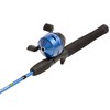 Leisure Sports Swarm Series Beginner Spincast Fishing Rod and Reel Combo - Blue - 3 of 4