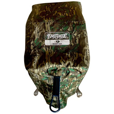 Mossy Oak Greenleaf Camouflage Outdoor Fryer Cover with Zipper Closure