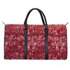 Signare USA Rennie Mackintosh Rose and Teardrop Red Big Holdall/Duffel Bag - 4 of 4