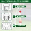 FDW Dog Playpen Pet Dog Fence 2-32 Panels  24/32/40"H Metal Dog Pen Outdoor Exercise Pen with Doors for Large/Medium /Small Dogs for RV,Camping,Yard - 3 of 4