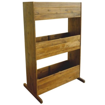 vidaXL Garden Raised Bed Natural wood