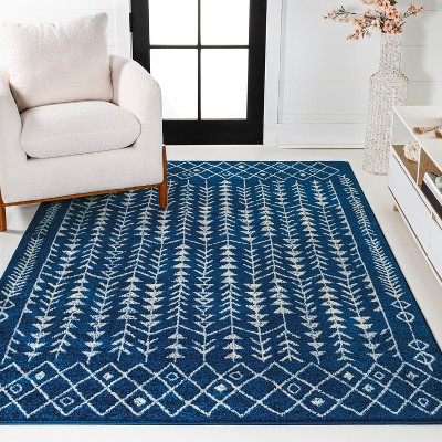 Ziri Moroccan Geometric Area Rug - JONATHAN Y