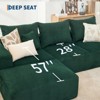 ODK 110" Modular Sectional Sofa, L-Shaped Cloud Couch with Chaise Lounge, Boneless Deep Seat Sofa for Living Room, Plush Corduroy Fabric - 3 of 4