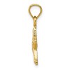 Black Bow Jewelry 14k Yellow Gold 12mm Diamond Cut Starfish Pendant - 2 of 4