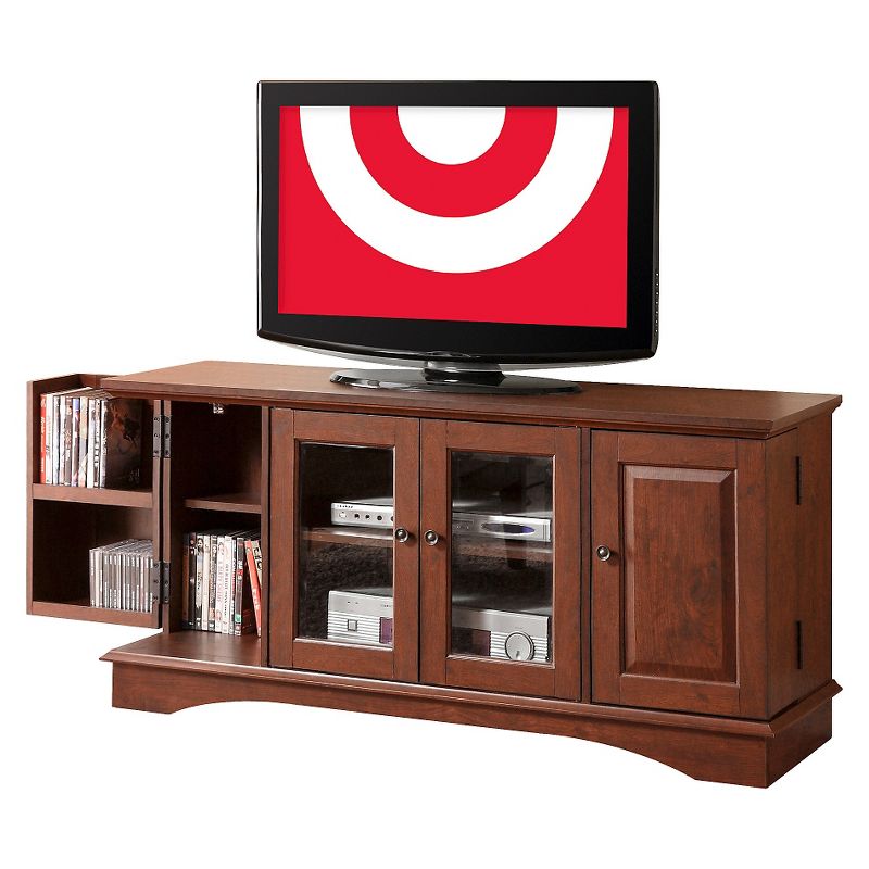 4 Door Closed Storage TV Stand for TVs up to 55" - Saracina Home, 1 of 9