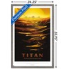 Trends International NASA - Titan Travel Poster Framed Wall Poster Prints - 3 of 4