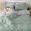 Bedsure Comforter Set – Bed in a Bag with Contrast Color Solid Design, Soft All-Season Bedding Set - 3 of 4