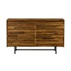 King 4pc Cusco Bedroom Set Antique Acacia - Armen Living: Platform Bed, Horizontal Dresser, 2 Nightstands - 4 of 4