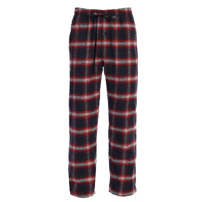 Gioberti Men's Yarn-Dye Brushed Flannel Pajama Pants, Elastic Waist