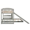 NicBex Twin Over Twin Bunk Bed with Guardrail and Convertible Slide,Loft Bed with Ladder and Trundle,Noise Reduced Bunk Beds for Bedroom - 4 of 4