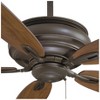 54" Minka Aire Industrial Indoor Ceiling Fan Oil Rubbed Bronze Maple Blades for Living Room Kitchen Bedroom Family Dining House - 3 of 4