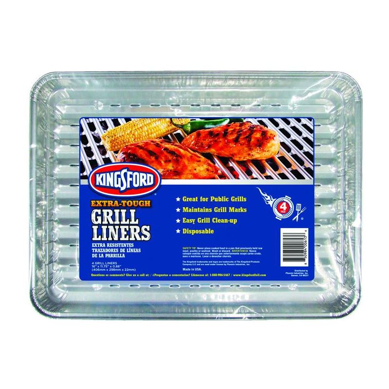 Kingsford Aluminum Grill Liner 16 in. L X 11.75 in. W, 1 of 2