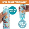 Bentology Stainless Steel 13 oz Insulated Water Bottle (Ice Cream) - Easy to Use for Kids- Reusable Spill Proof BPA-Free, Fits in Most Lunch Boxes - 3 of 4