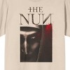 The Nun Scary Face Art Crew Neck Short Sleeve Women's Natural T-shirt - 2 of 3