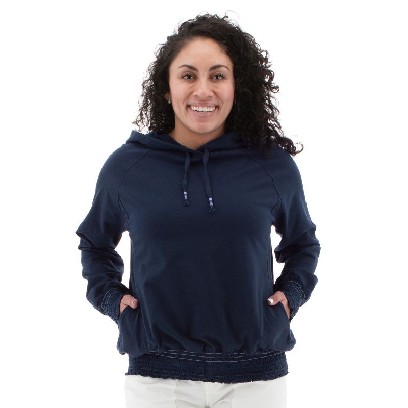 Aventura Clothing Women's Nevis Raglan Long Sleeve Hooded Pullover Sweatshirt, 3 of 6