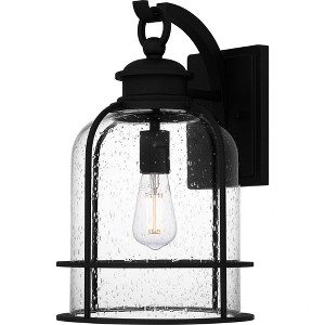 Quoizel Lighting Bowles 1 - Light Sconce in  Earth Black - 1 of 1