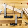 JessEm 07402 8 Inch Stainless Steel Precision Square Measuring Tool Ruler with Patented Flex Grip and Fade Resistant Markings - Imperial - 2 of 4