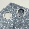 2pc Dainty Home Artistic 100% Blackout Grommet Curtain Panel Pair with 3D Lurex Texture - 2 of 4