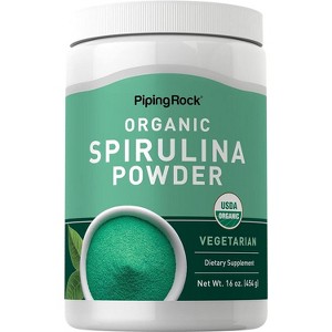 Piping Rock Spirulina Powder | Organic | 16 oz - 1 of 2