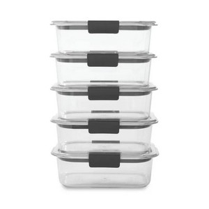LunaLulinlk Food Storage Containers, 3.2 Cup 5 Pack, Leak-Proof, BPA Free, Clear Tritan Plastic - 1 of 4