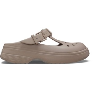 Crocs Womens Classic Mary Jane Flats Adjustable Clogs, Taupe, W5/M3 - 1 of 4
