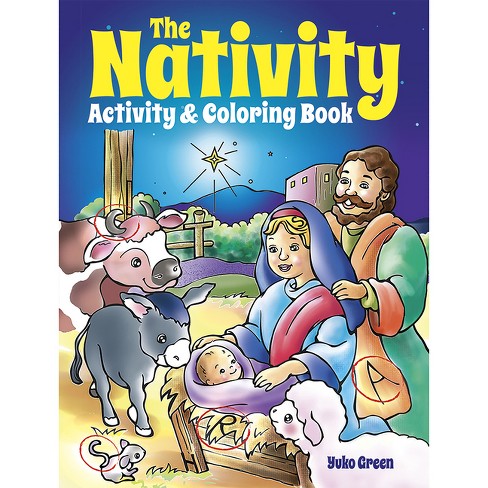 The Nativity Activity & Coloring Book - (dover Christmas Activity Books ...