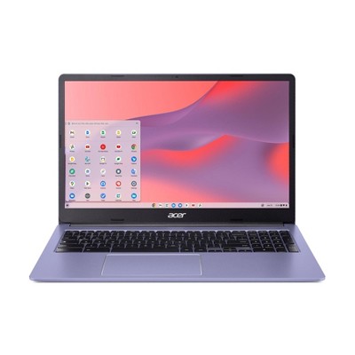 Acer Chromebook 315 15.6 inch Laptop Intel Processor N4500 4GB RAM 64GB eMMC 1.10 GHz - Moonstone Purple - Manufacturer Refurbished