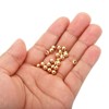Unique Bargains Metal Round Jewelry Making Gold Filled Spacer Beads 100 Pcs - 4 of 4