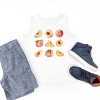 The Juniper Shop Peach Chart Youth Tank Top - S - White - 3 of 4