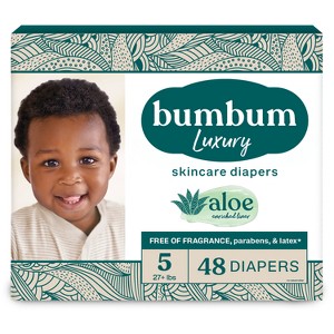 bumbum Luxury Fragrance-Free Disposable Diapers - (Select Size and Count) - 1 of 4