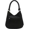 Paaaawaters Lightweight 3 Compartment Faux Leather Medium Hobo Bag - 4 of 4