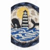 Earth Rugs Seaside Whale & Lighthouse Coaster – Marine Style Square Drink Protector 5"x5" - 3 of 3