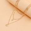 HTUTWOO Layered Gold Necklaces for Women, Stackable Cross Star Pendant Necklace, Eight-Pointed Star Necklace Perfect Jewelry Gifts for Women - 4 of 4