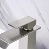 ChicFurnit Bathroom Sink Faucet Waterfall Design Single Handle for Modern Bathrooms, Silver, 10.4"*8.1"*3" - 4 of 4