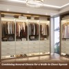 Aheaplus 24'' Freestanding Closet Organizer System with Hanging Rods and Drawers - 3 of 4