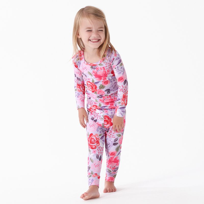 Gerber Infant & Toddler Girls' Buttery Soft Snug Fit Pajama Set, 3 of 7