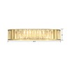 Crystorama Lighting Farris 4 - Light Vanity in  Aged Brass - 4 of 4