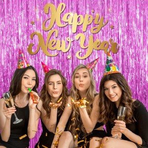Empire DigiLabs Foil Fringe Backdrop Streamer Decoration - 1 of 3