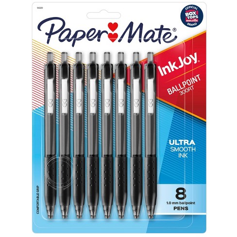 Paper Mate Ink Joy 8pk 300rt Ballpoint Pens 1.0mm Black : Target